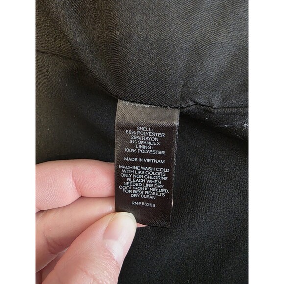 Express Blazer Women 12 Black 1 Button Suit Jacket Business Career - Picture 2 of 9